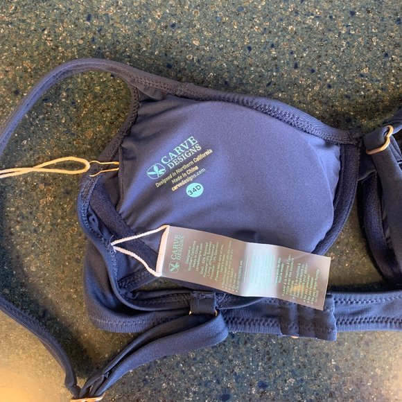 Carve Designs Bikini Top NWT - Picture 4 of 7